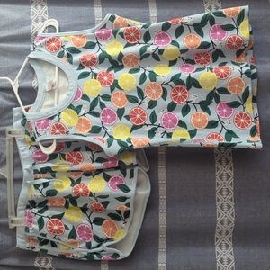 Hanna Andersson Sweet Citrus pajama set